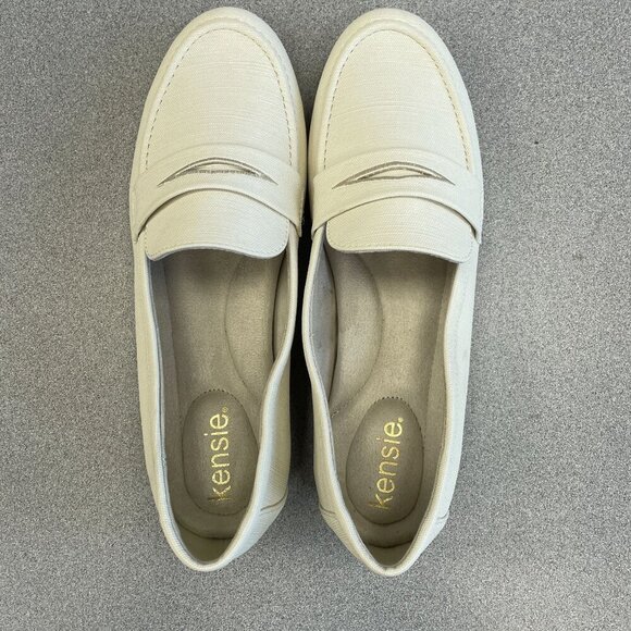 NEW Kensie Women's US 9 Yelena Cream Loafers - Picture 2 of 7